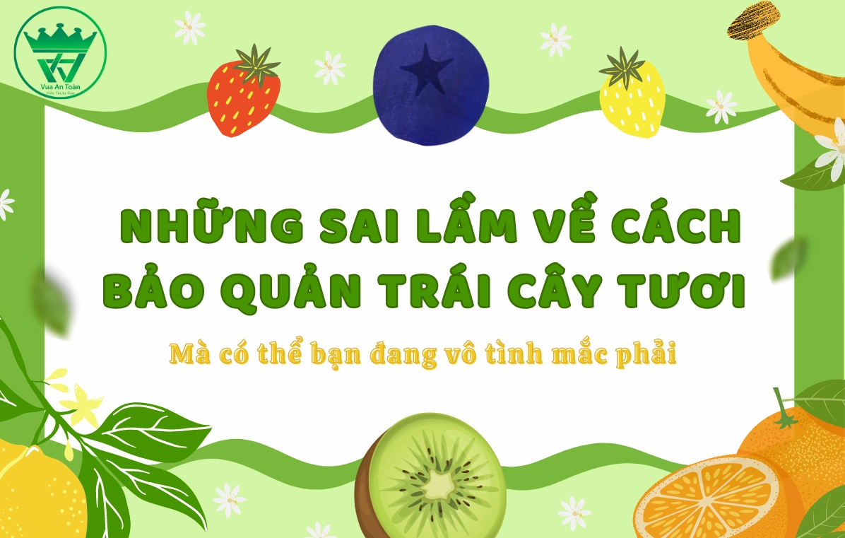 Bảo quản trái cây tươi để pha chế đồ uống