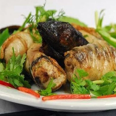 Bật mí cách làm lươn bọc mỡ chài nướng thơm nức mũi