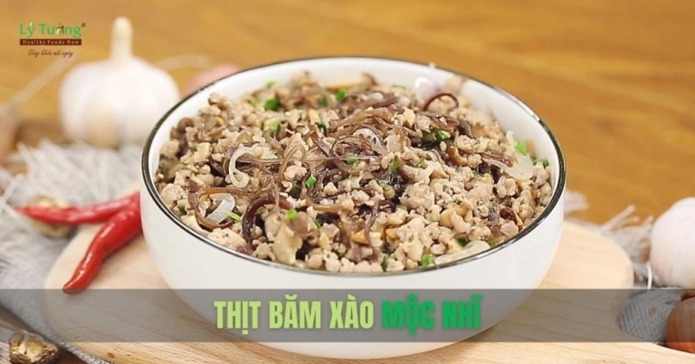 Bật Mí Cách Làm Thịt Băm Rang Mộc Nhĩ Đưa Cơm Giòn Sần Sật Tại Nhà