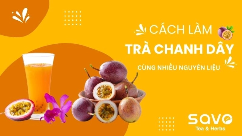 Bật mí cách làm trà chanh dây biến tấu cùng nhiều nguyên liệu