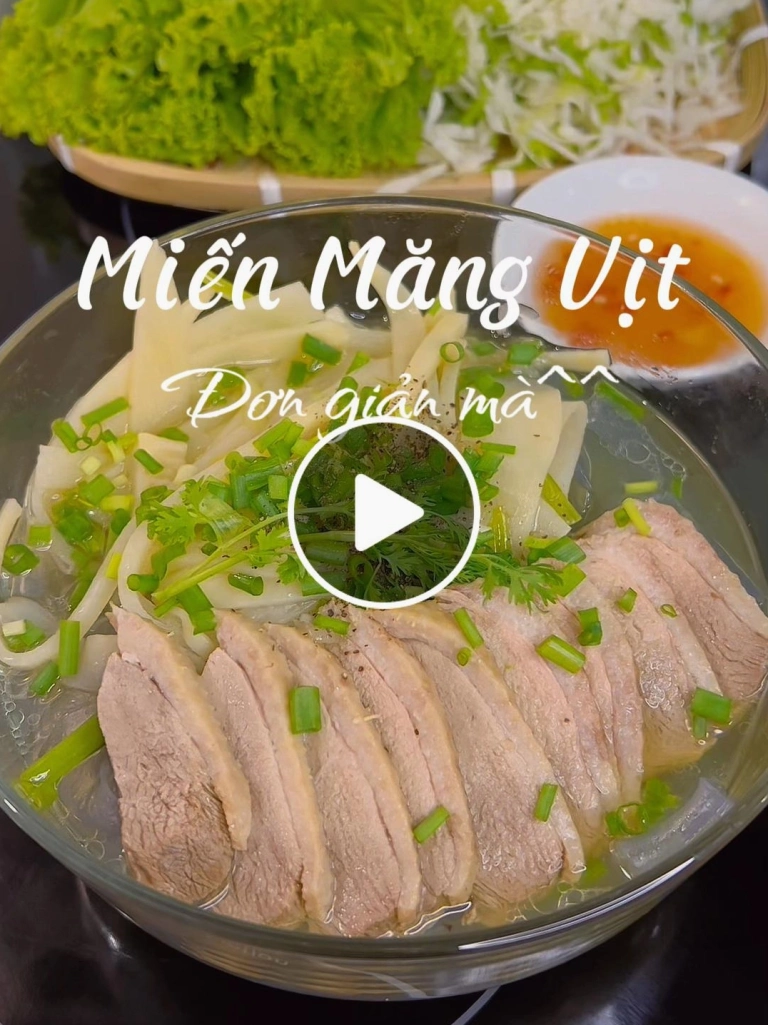 Bật mí cách nấu miến vịt măng tươi ngon ngọt chuẩn vị tại nhà