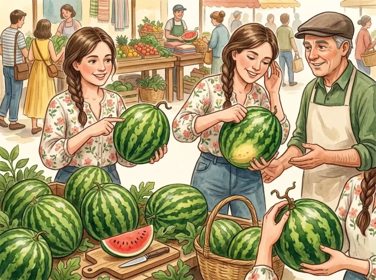 Bí Quyết Cách Chọn Dưa Hấu Đỏ Ngọt Vỏ Mỏng Giòn Rụm Tại Nhà