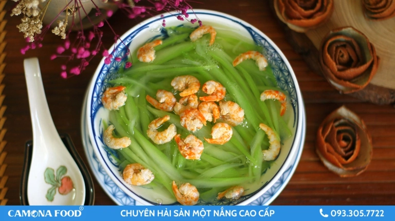 Bí quyết cách nấu canh bầu tôm khô ngọt nước chuẩn vị gia đình