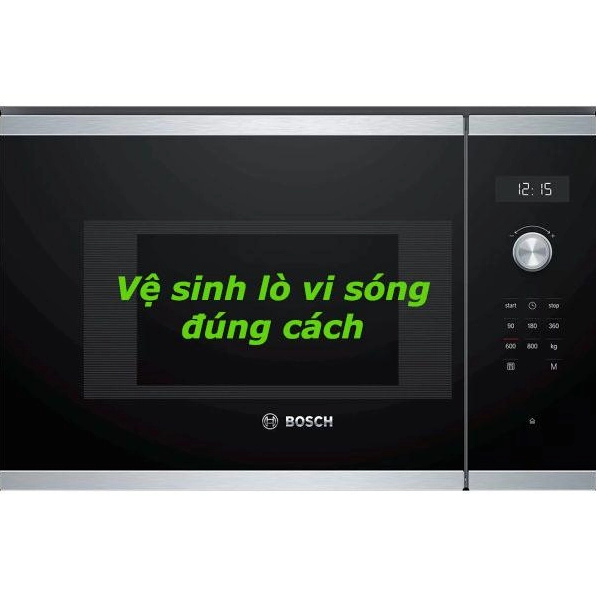 Bí Quyết Vệ Sinh Lò Vi Sóng Nhanh Chóng Sạch Bong Khử Mùi Khét