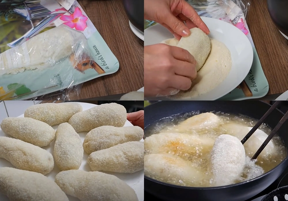 Bọc gà bằng xôi