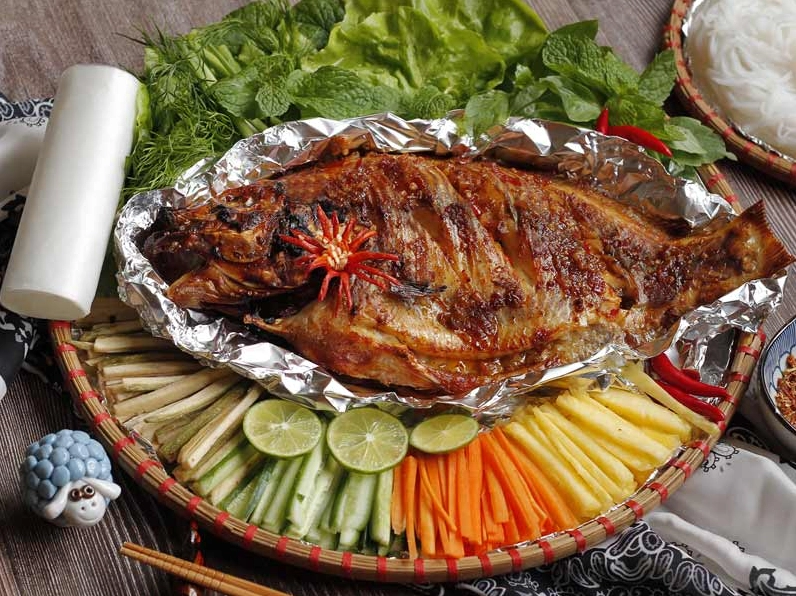 Cá chép nướng muối ớt thơm lừng hấp dẫn
