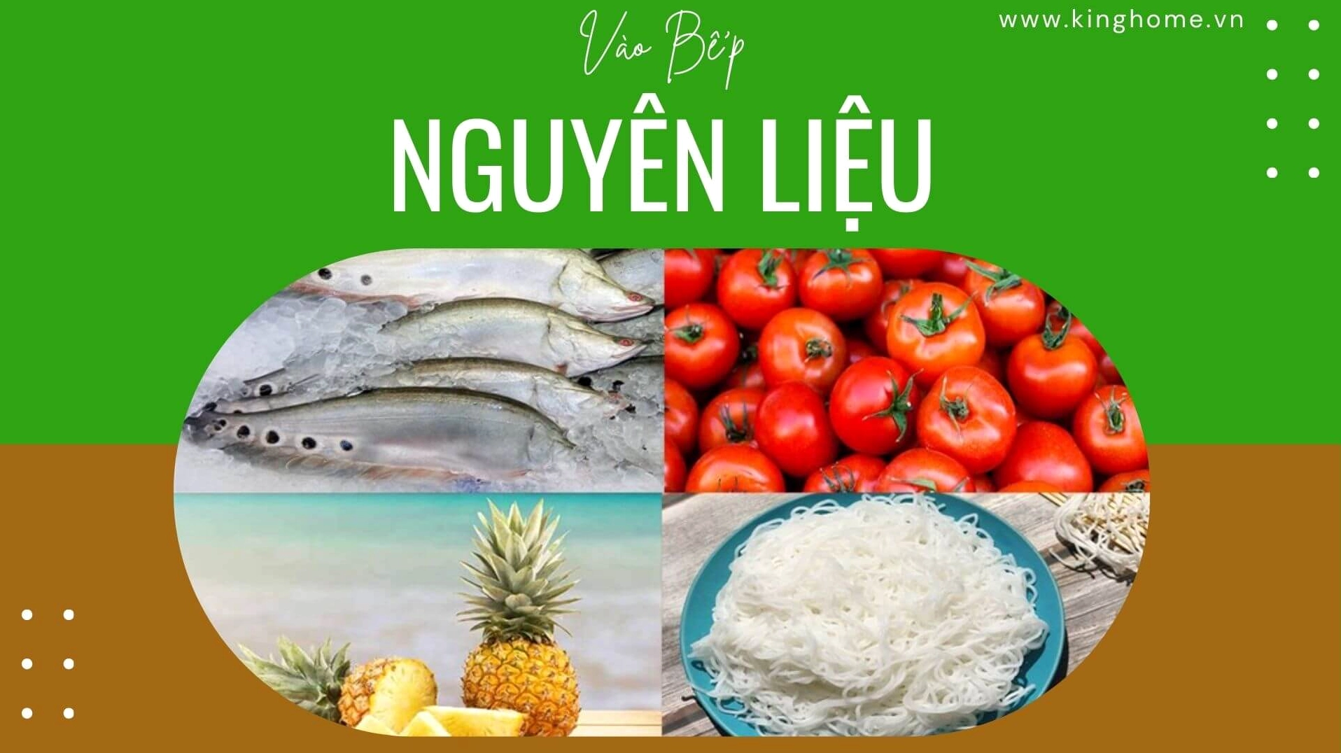 Các loại nguyên liệu tươi ngon cần chuẩn bị để nấu bún chả cá
