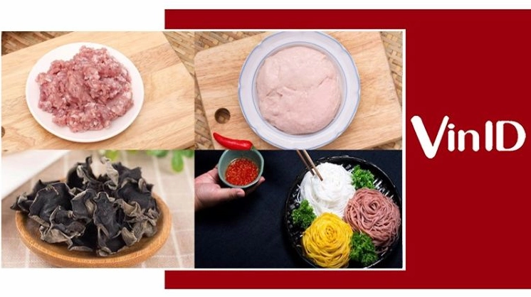 Các nguyên liệu tươi ngon cần thiết để làm món bún chả giò