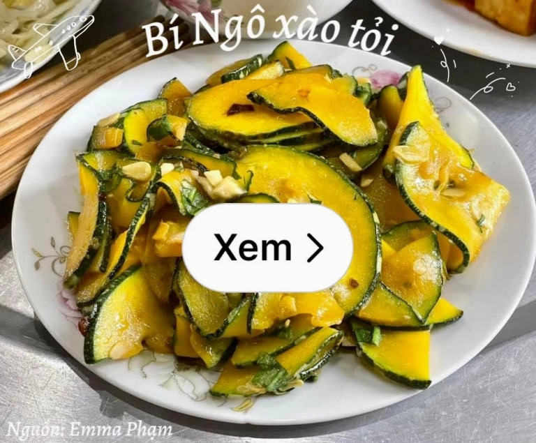 Cách Làm Bí Đỏ Xào Tỏi Thơm Ngon Đơn Giản Cho Bữa Cơm