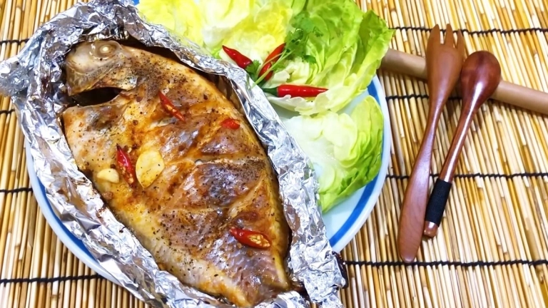 Cách làm cá diêu hồng nướng giấy bạc thơm lừng đậm vị tại nhà