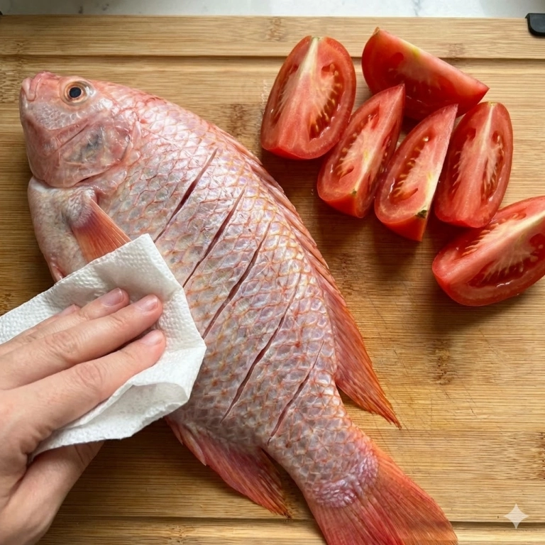 Cách làm cá diêu hồng xốt chua ngọt giòn rụm đậm đà cho bữa cơm gia đình