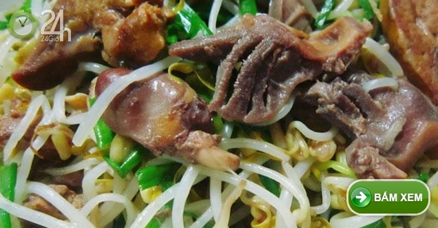 Cách làm lòng gà xào giá đỗ thơm ngon giòn ngọt cho bữa cơm gia đình