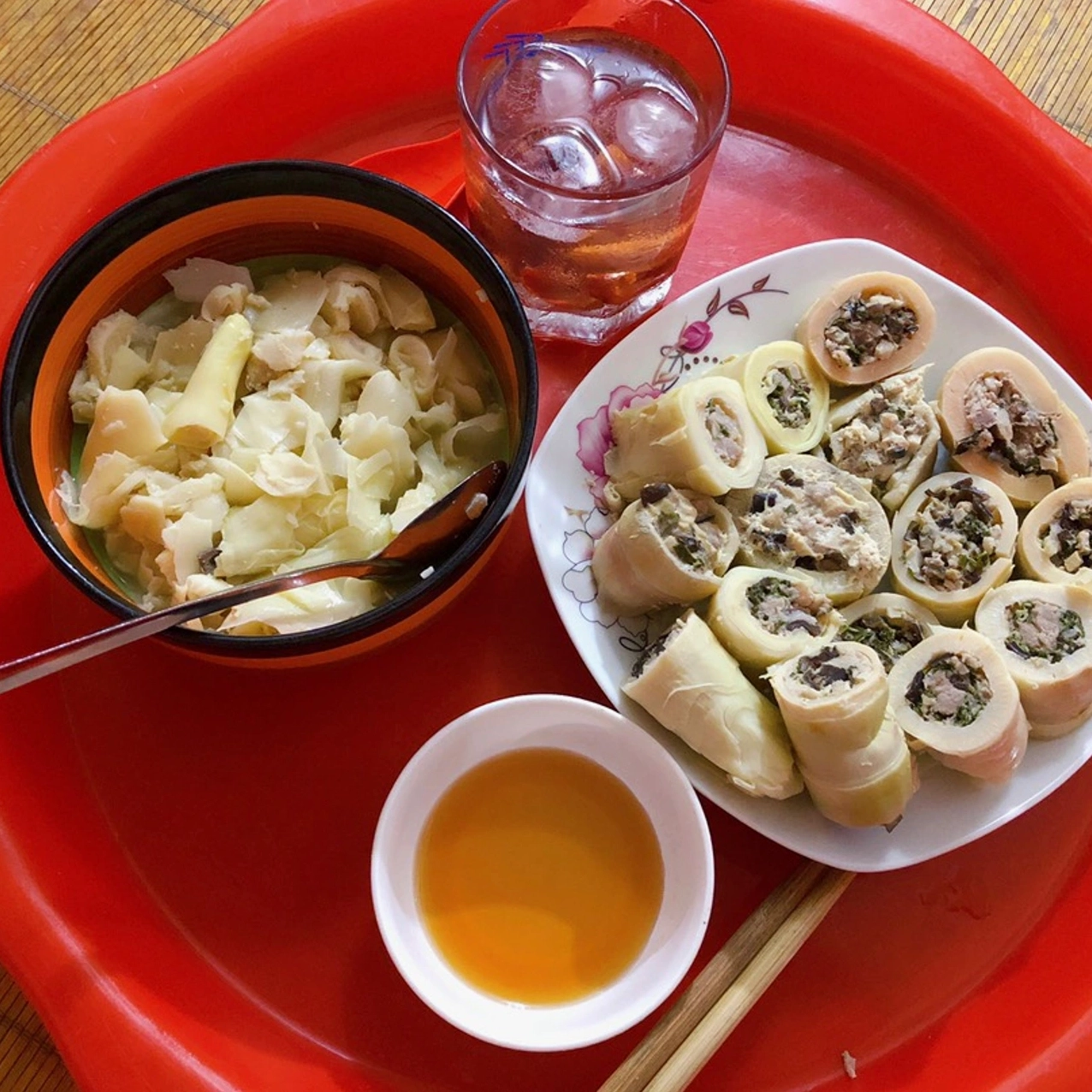 Cách làm măng nhồi nhĩ thịt từng bước