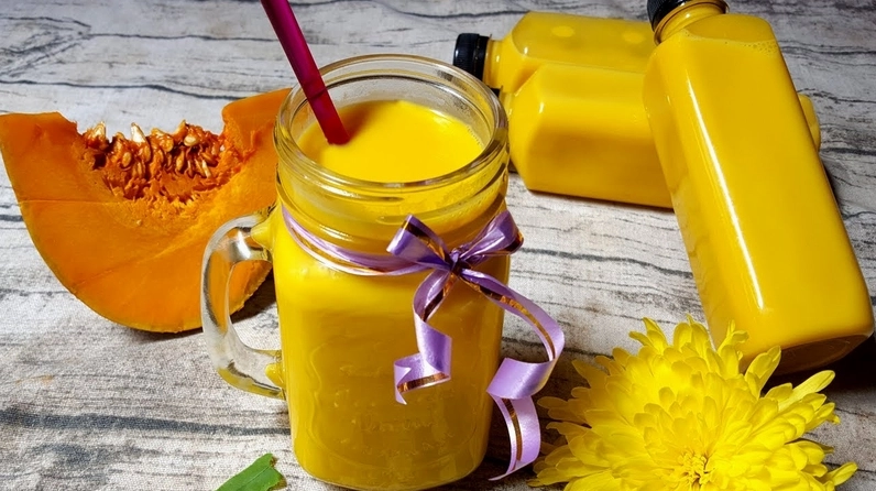 Cách làm sữa bí đỏ bằng máy làm sữa hạt