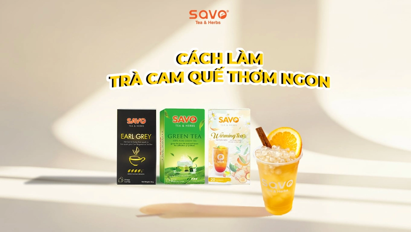 Cách làm trà cam quế thơm ngon ấm áp