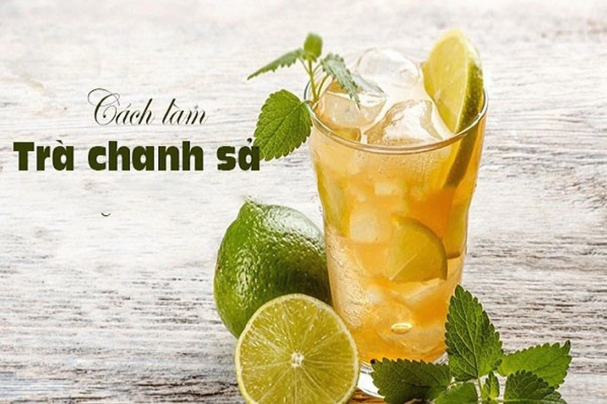 Cách làm trà chanh sả đơn giản ngon trọn vị bán quán