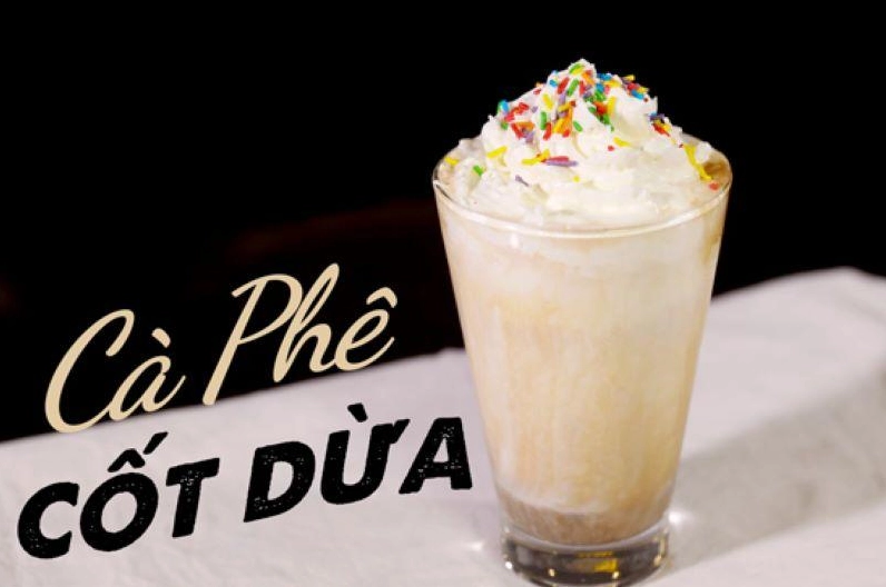 Cách pha cà phê cốt dừa truyền thống thơm ngon và vô cùng béo ngậy