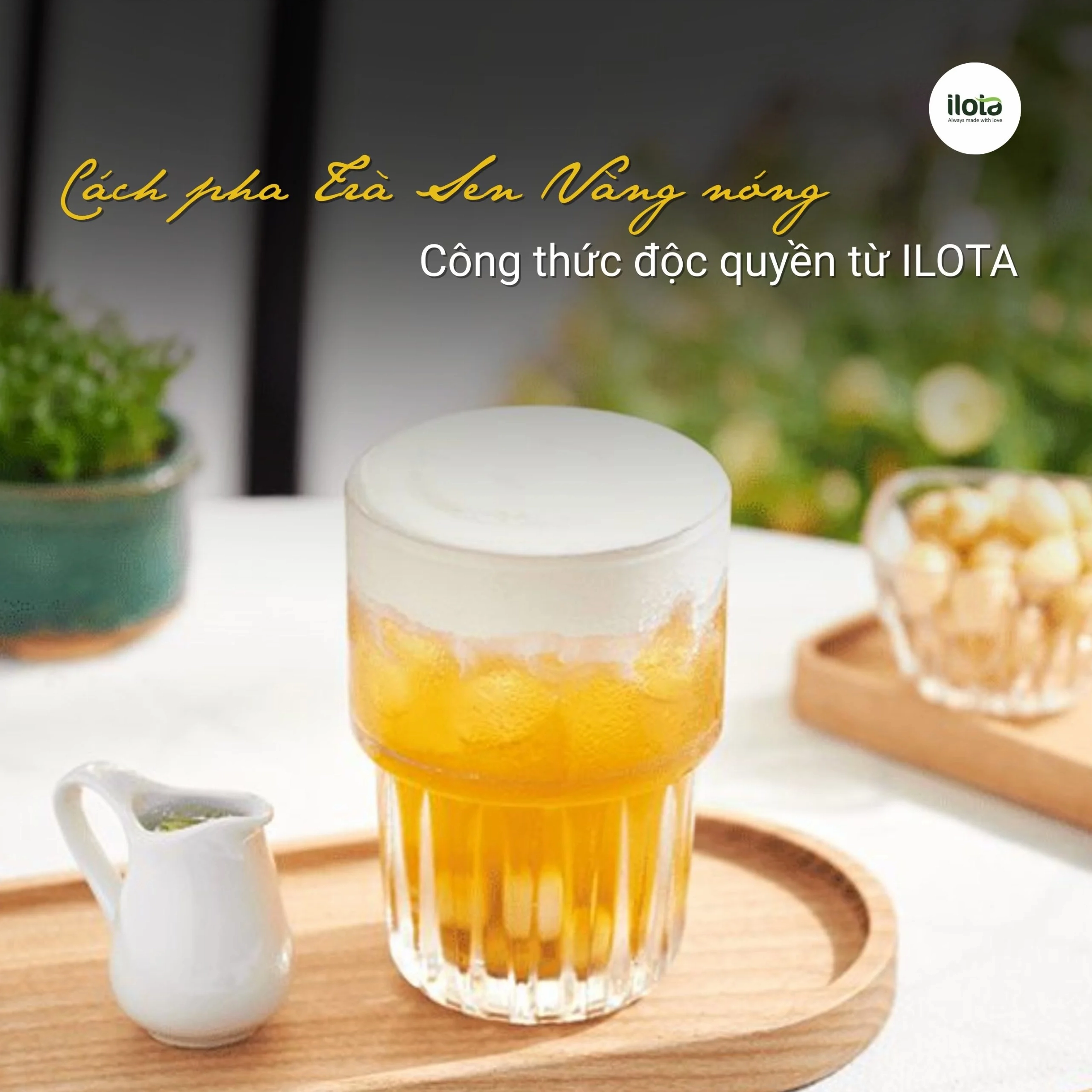 Cách pha trà sen vàng nóng cho những ngày thời tiết se lạnh