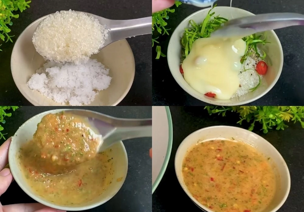 Chén nước chấm chân gà rút xương sốt Thái sánh đặc hấp dẫn