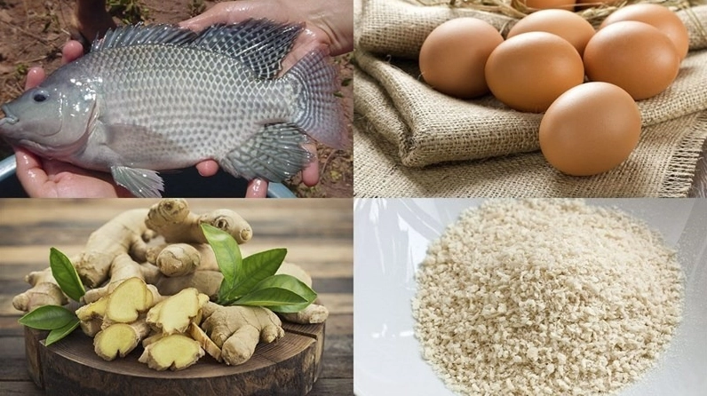 Chuẩn bị đầy đủ nguyên liệu để bắt đầu chiên cá rô phi