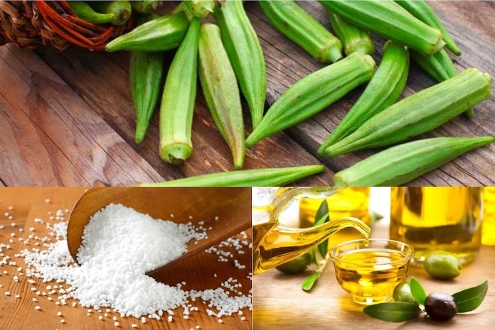 Chuẩn bị đầy đủ nguyên liệu tươi ngon để làm đậu bắp nướng