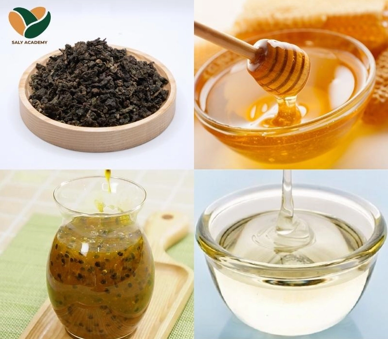 Chuẩn bị nguyên liệu pha trà chanh dây mật ong