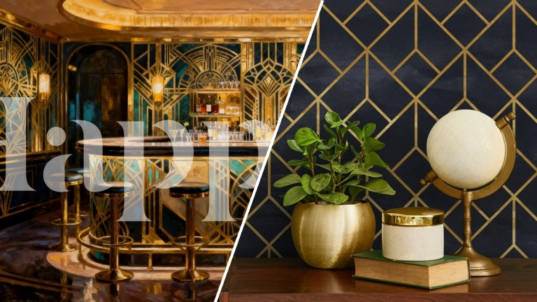 Elevating lounge areas with removable art deco wallpaper in 2026