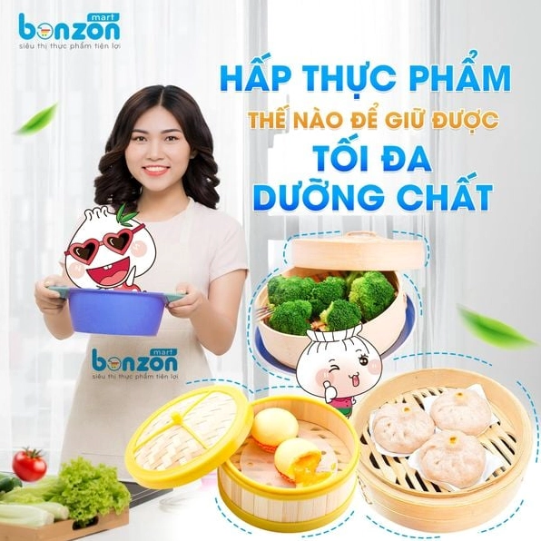 Hấp thực phẩm đúng cách giúp bánh bao nở đều và giữ được tối đa dưỡng chất