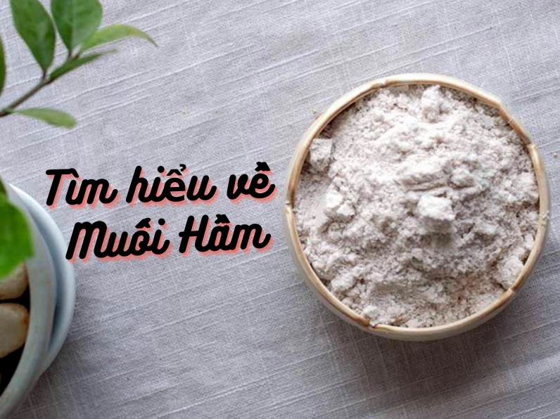 Hạt muối hầm tơi xốp mịn màng màu trắng đục đặc trưng
