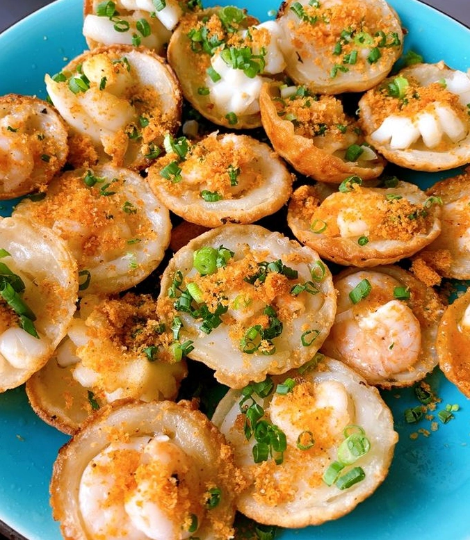 Hình của món Bánh khọt tôm mực giòn thơm lại dễ làm
