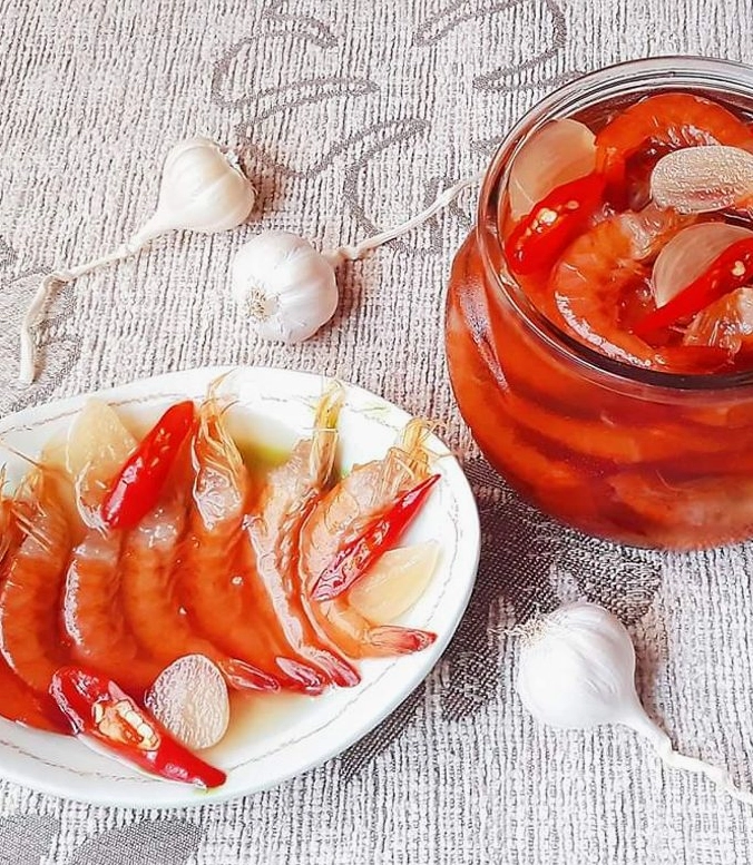 Hình của món Mắm TÔM chua miền Tây.
