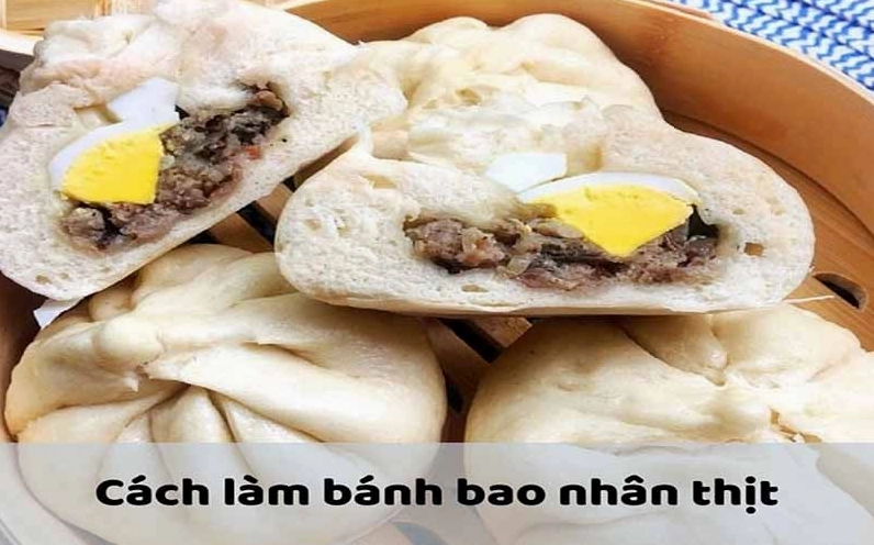 Hướng dẫn làm bánh bao nhân thịt truyền thống Việt Nam với vỏ bánh mềm xốp