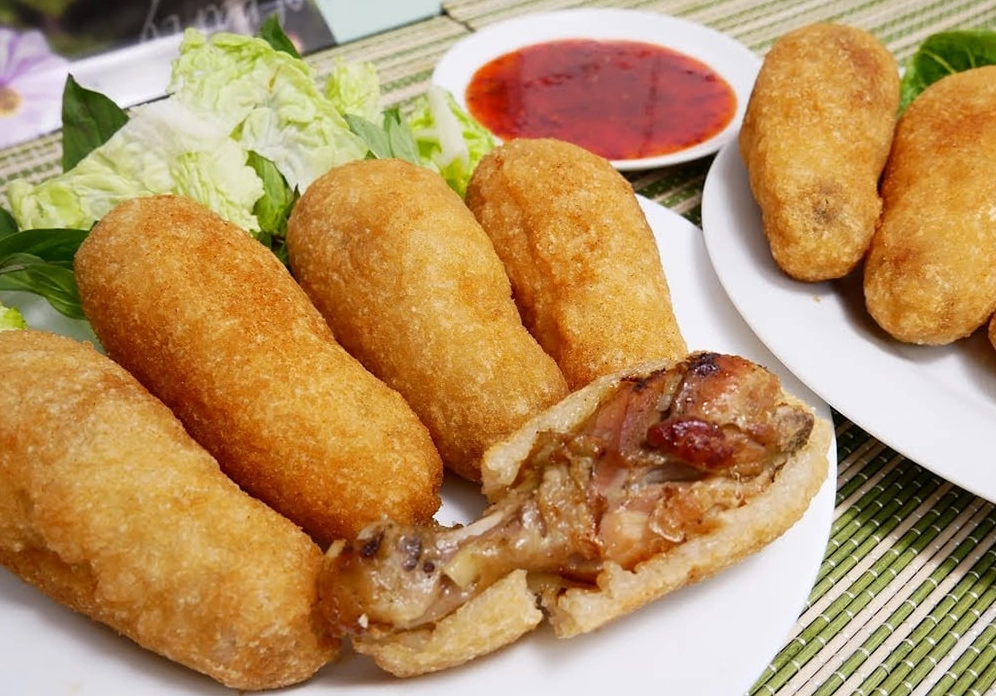 Hướng dẫn làm gà bó xôi chiên giòn vàng ruộm đậm đà