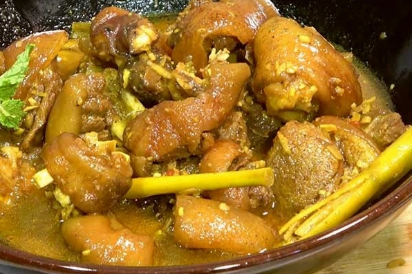Hương vị béo thơm đậm vị từ giò heo giả cầy kiểu miền Trung