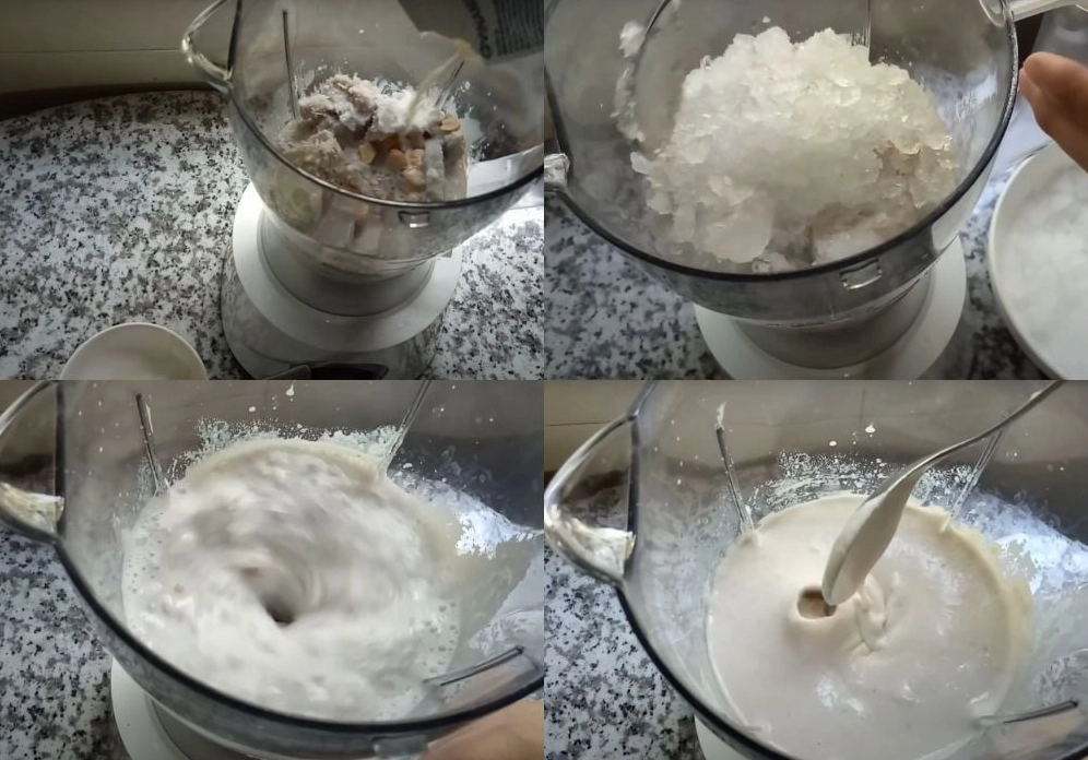 Làm sinh tố khoai môn bằng máy xay