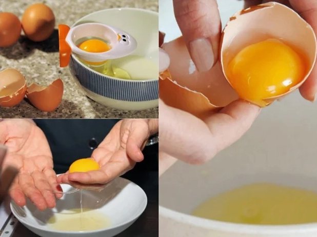 Lòng trắng trứng được đánh bông cứng hoàn hảo