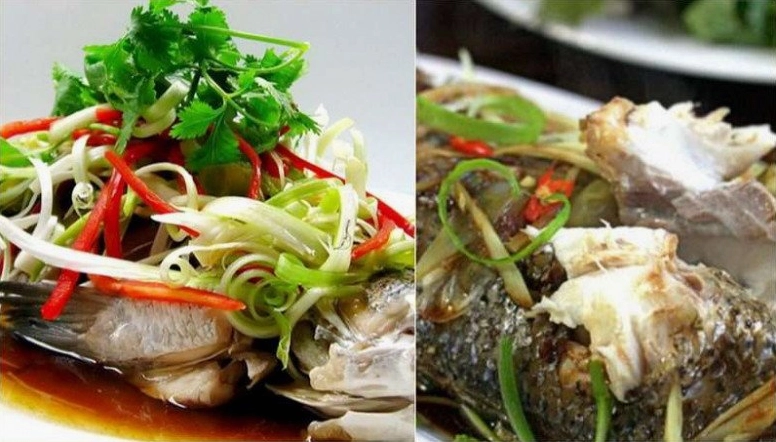 Món cá hấp chín tới cực kỳ thơm ngọt đậm đà