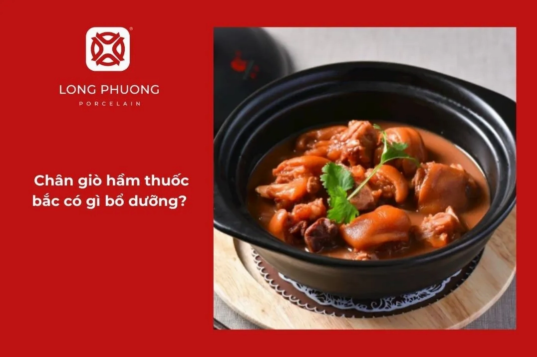 Món chân giò hầm thuốc bắc chứa nhiều chất dinh dưỡng thiết yếu