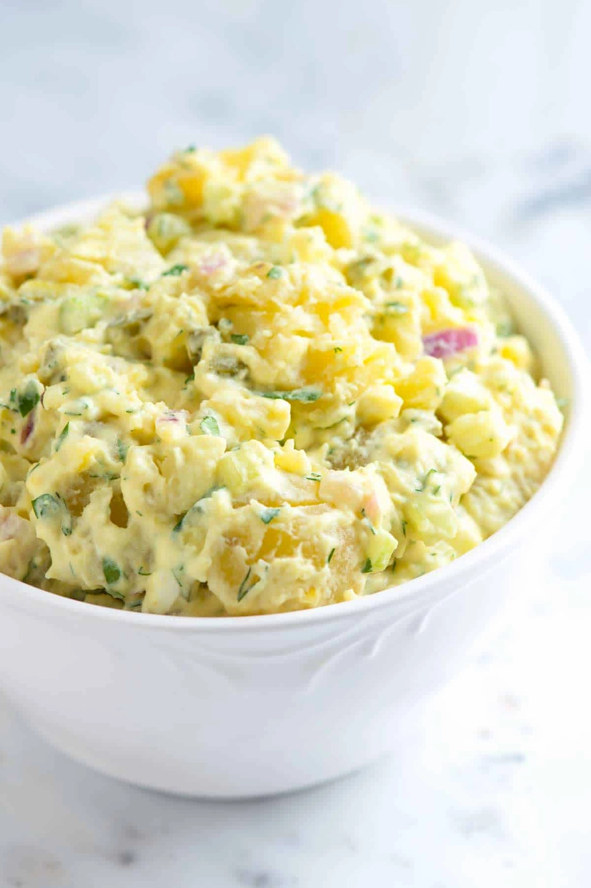 Món salad khoai tây trộn sốt kem dễ làm