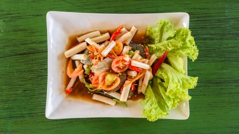 Ngó sen tươi ngon trắng ngần