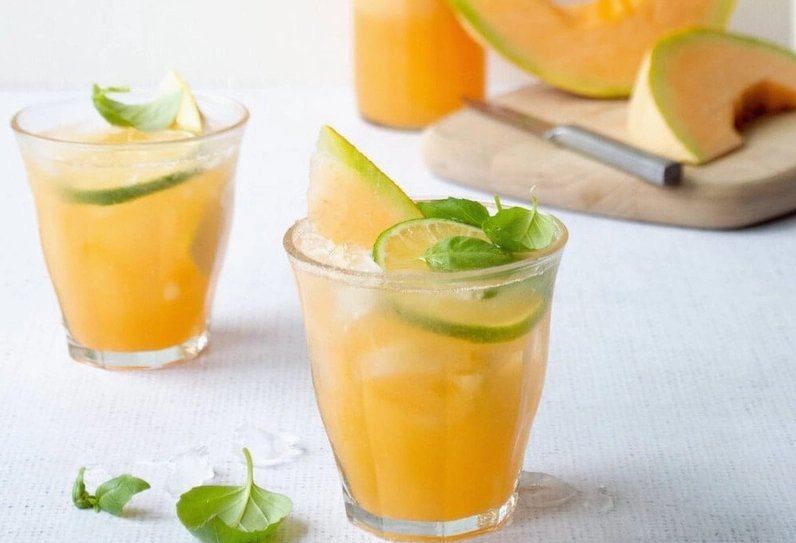 Nguyên liệu dưa lưới tươi ngon để làm nước ép