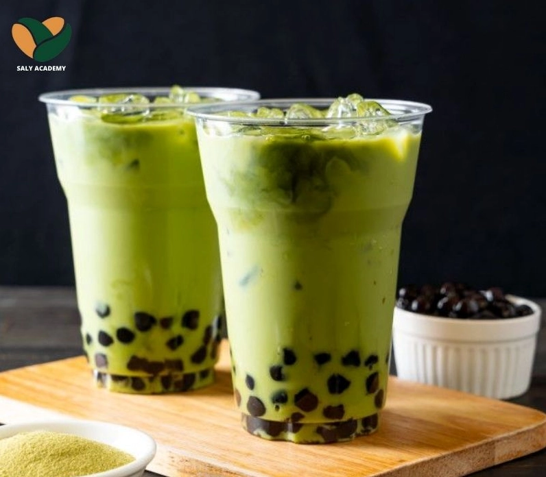 Nguyên liệu nấu trà sữa Thái xanh với bột béo thơm ngon