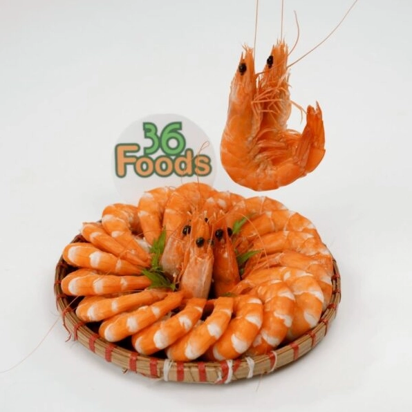 Nguyên liệu tôm thẻ tươi sống được chuẩn bị kỹ lưỡng