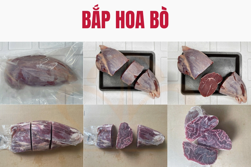 Những món ăn ngon miệng được chế biến từ bắp bò hoa