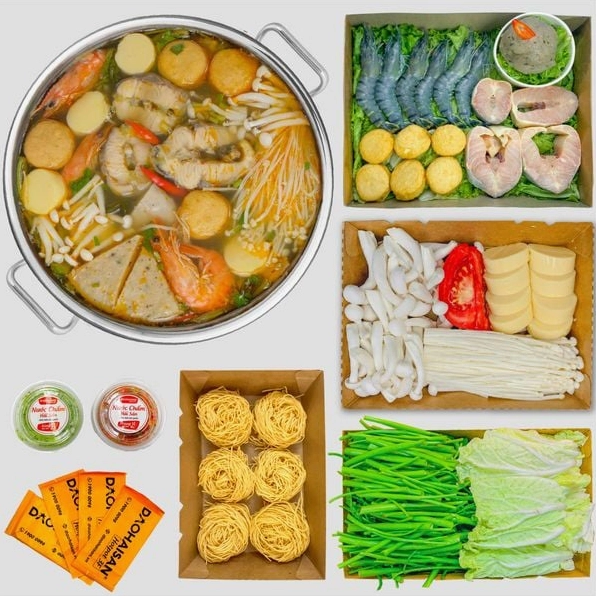 Nồi lẩu cá tầm thơm ngon chuẩn vị Sapa chua cay dịp cuối tuần