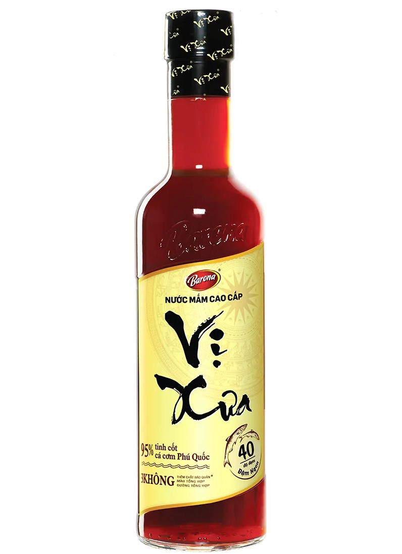 Nước mắm cao cấp Vị Xưa 40 độ đạm dùng để pha nước chấm tôm nướng