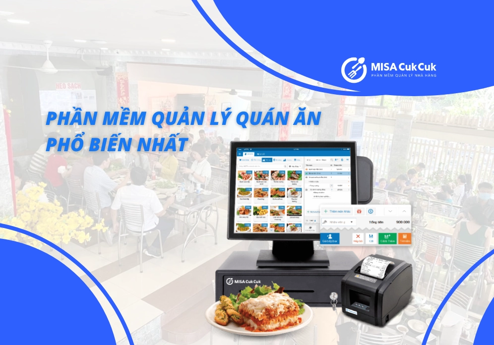 Phần mềm quản lý quán ăn MISA CukCuk hỗ trợ tính toán định lượng nguyên liệu chính xác