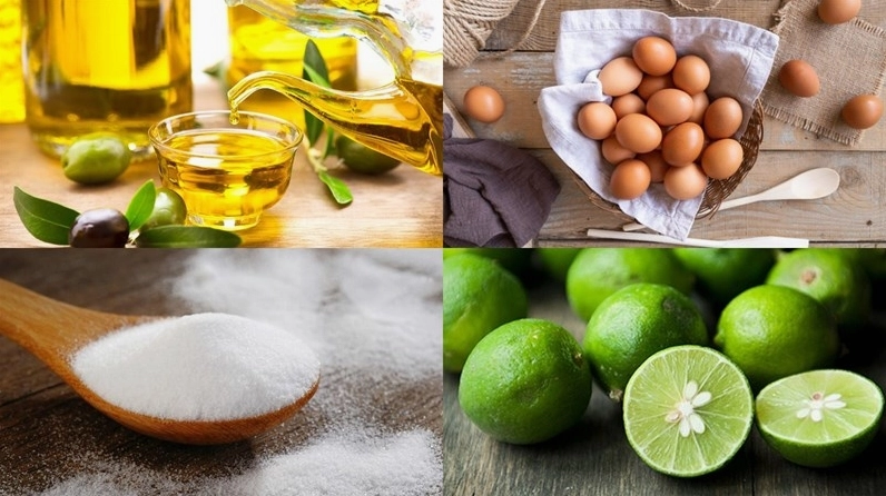 Quá trình cho dầu ăn từ từ vào hỗn hợp lòng đỏ trứng để nhũ hóa