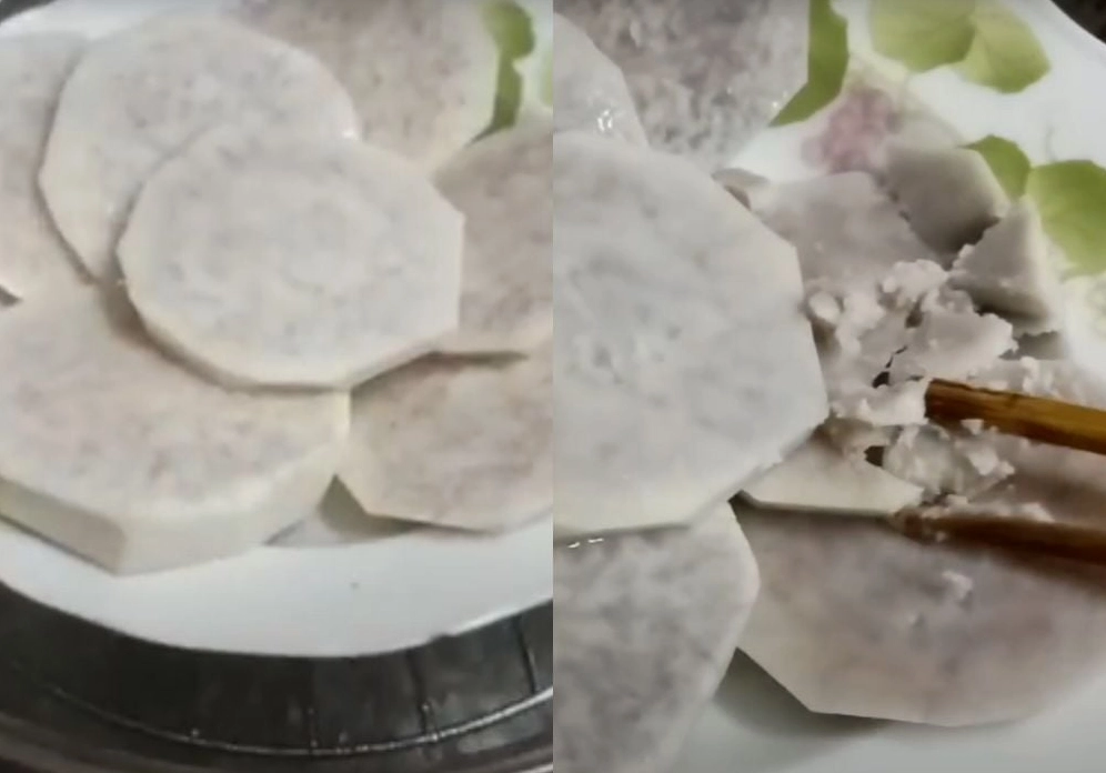 Sơ chế và luộc khoai môn cho bở tơi