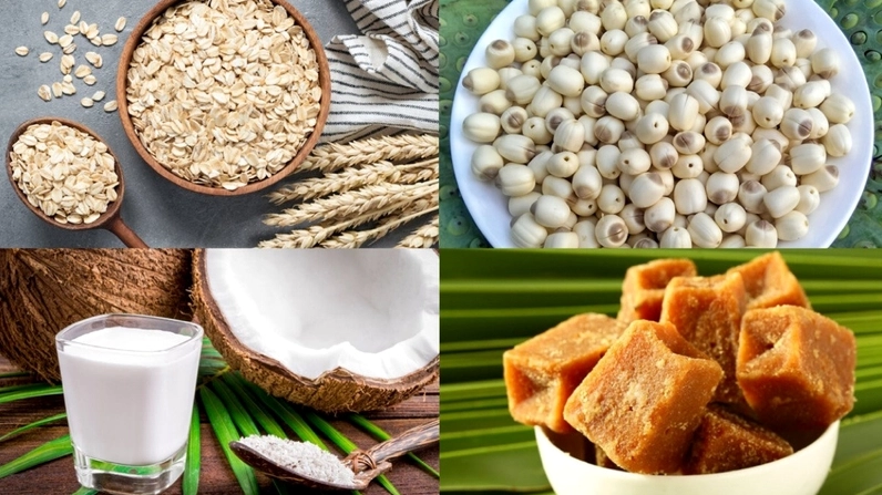 Sữa hạt sen nấu cùng lá dứa mang lại hương thơm dịu nhẹ và thanh khiết